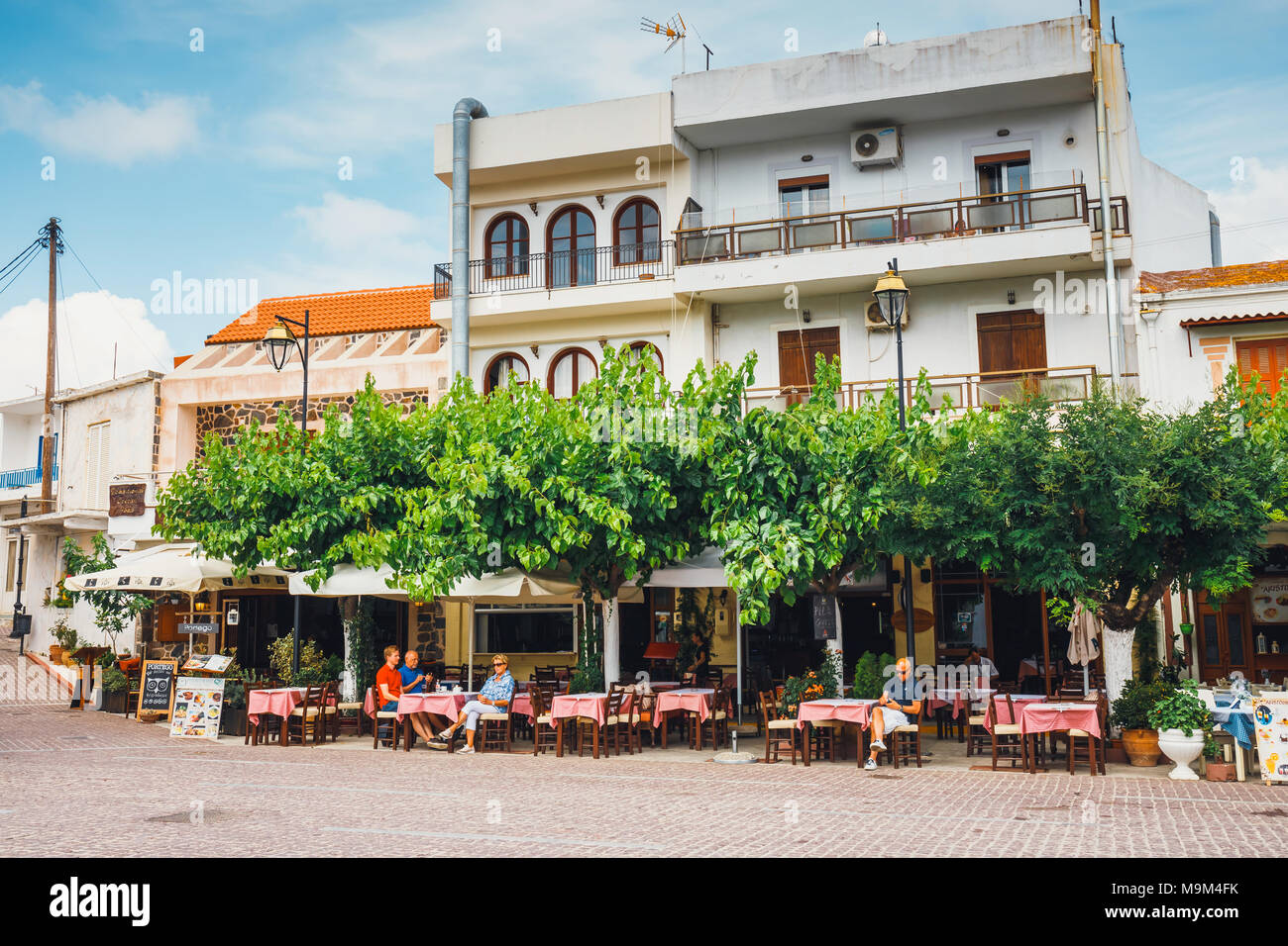 Lithos tavern greece hi-res stock photography and images - Alamy
