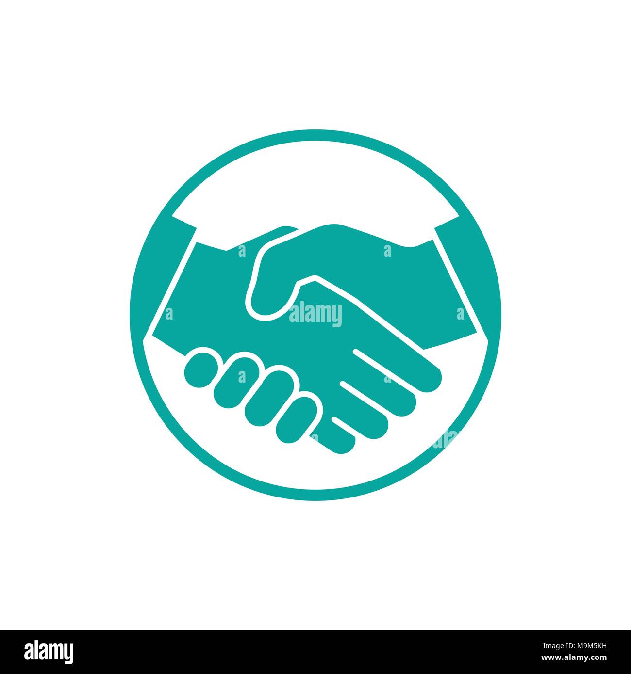 Shaking hands icon hi-res stock photography and images - Page 6 - Alamy