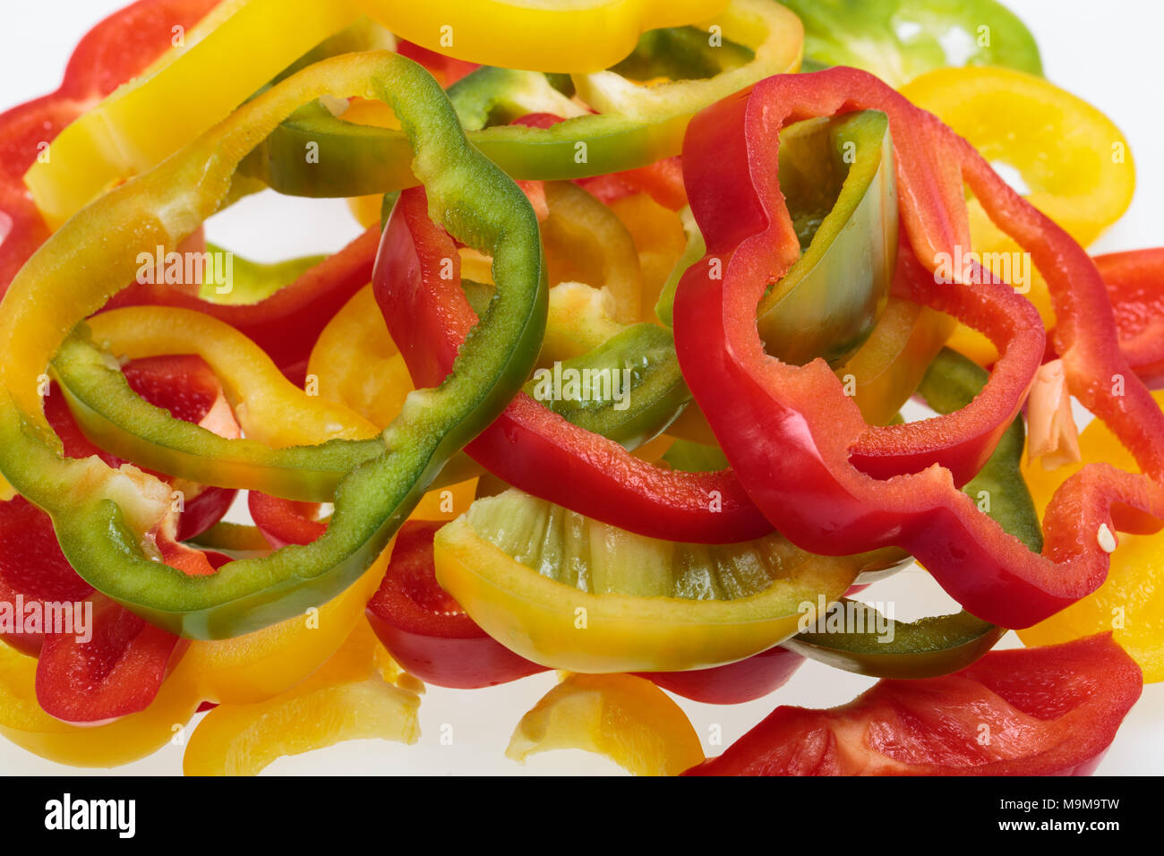 sweet pepper isolated on white background Stock Photo - Alamy
