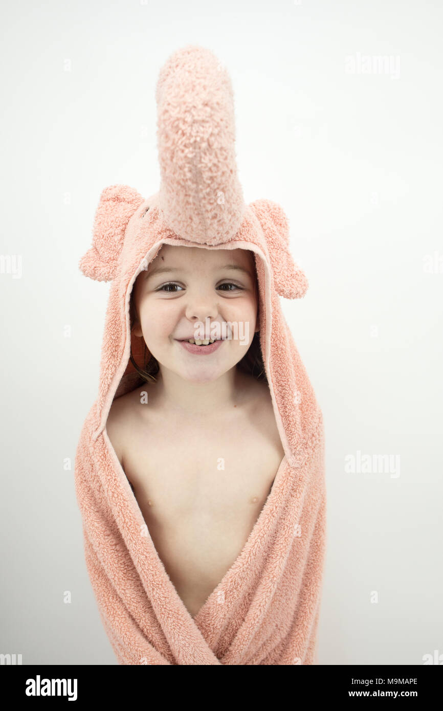 little girl bath towels