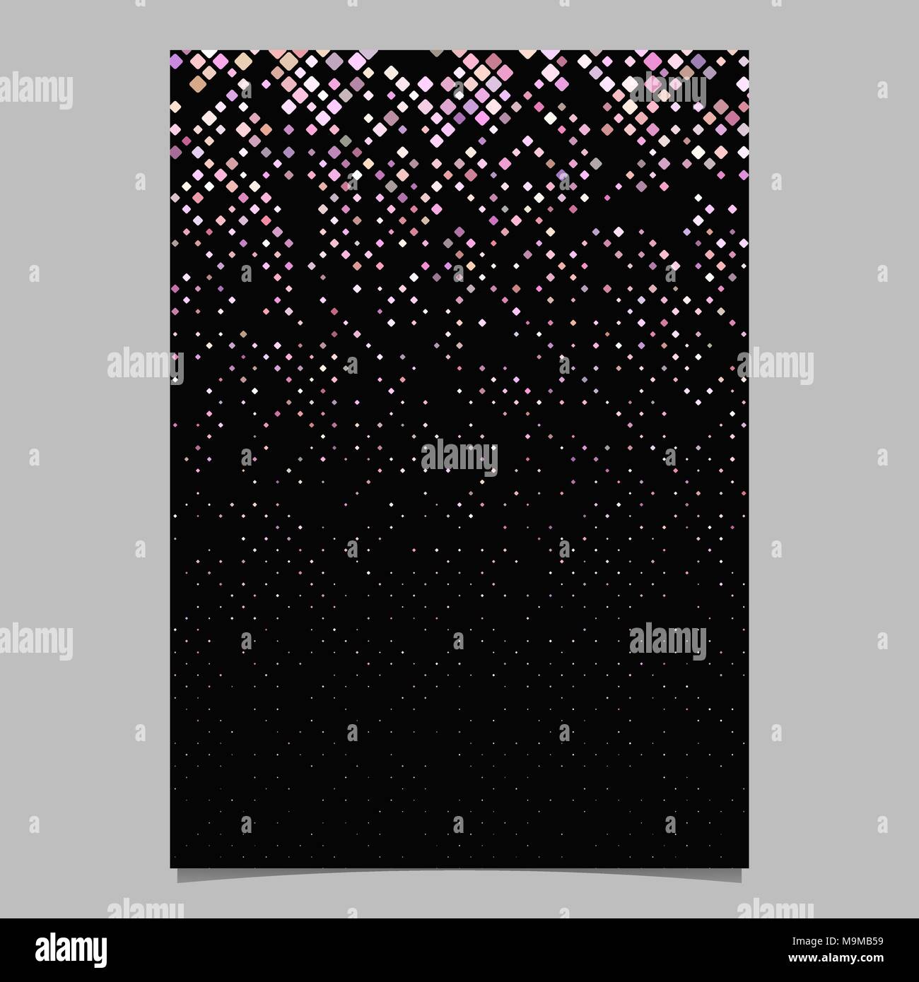 Abstract rounded square pattern brochure background Stock Vector Image ...