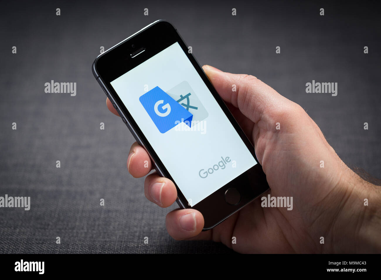 google-translate-app-on-an-iphone-stock-photo-alamy