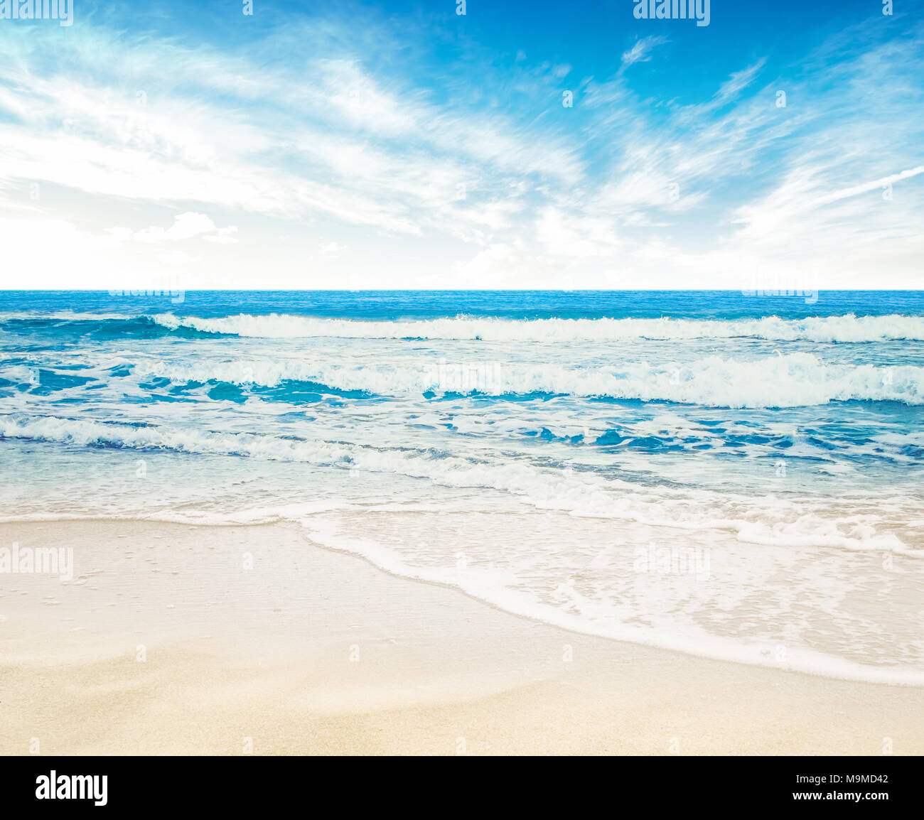 Tropical paradise beach hi-res stock photography and images - Alamy