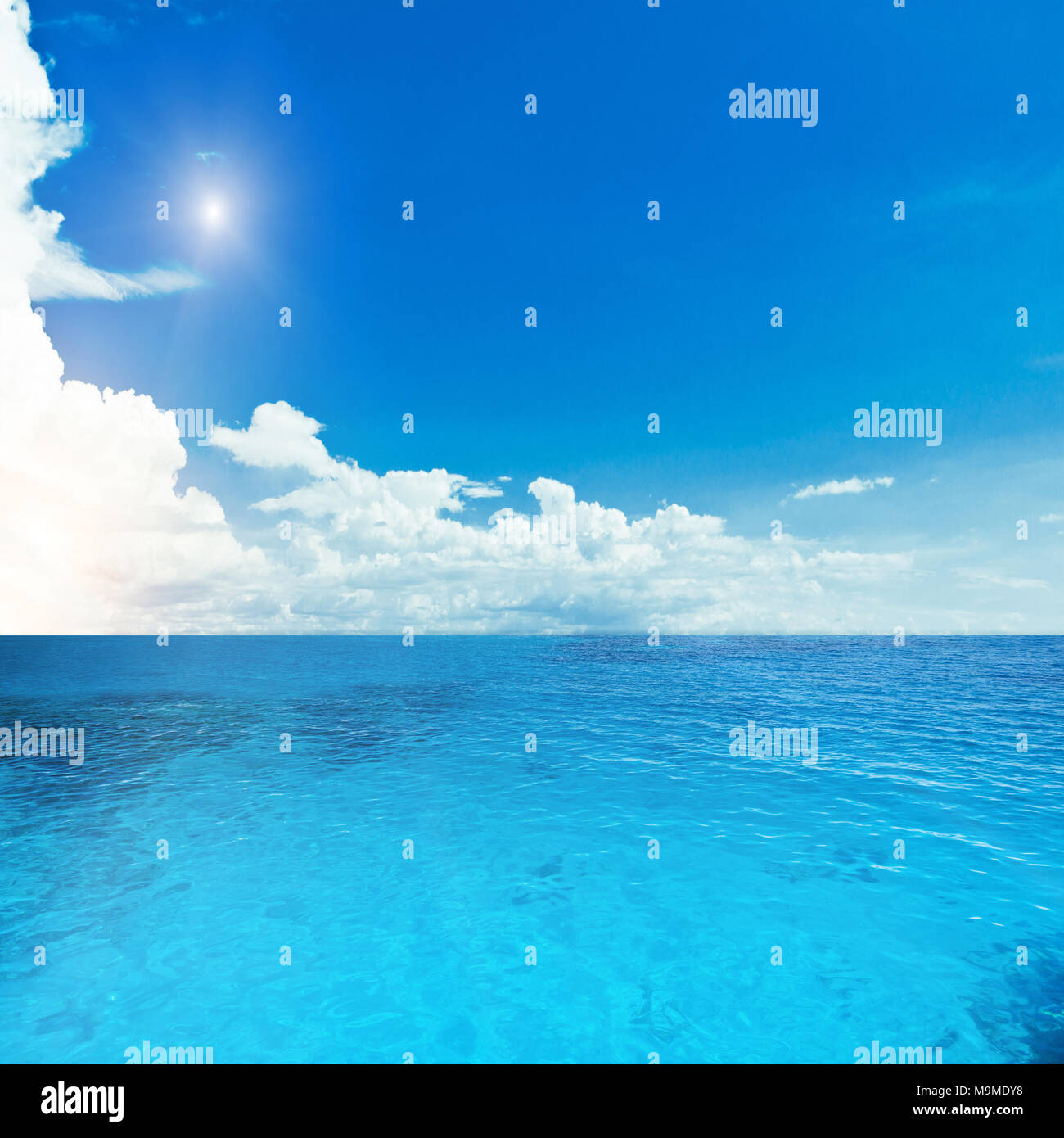 Tropical sea and sky Stock Photo Alamy