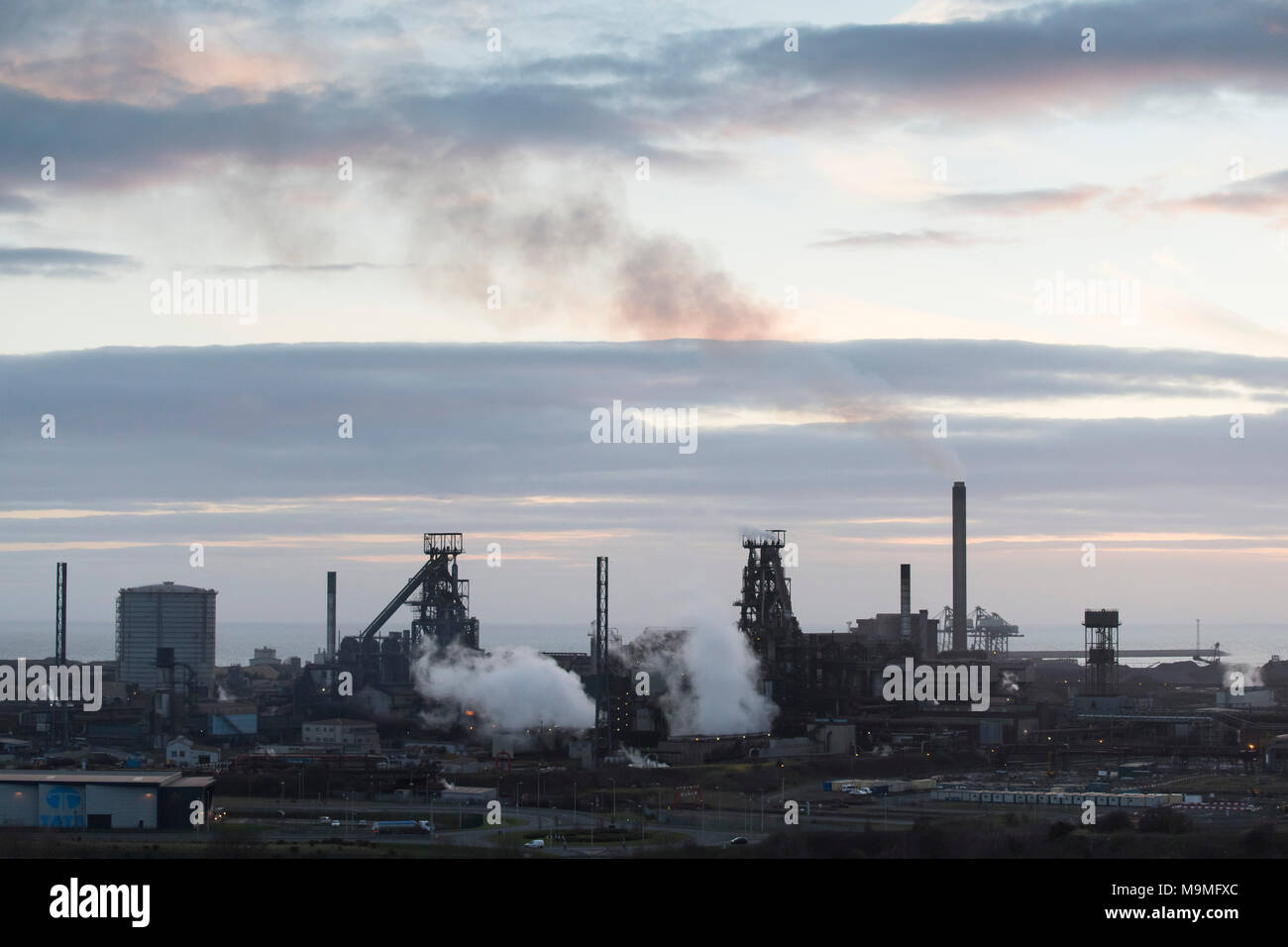 Tata Steel steelworks in Port Talbot, South Wales Stock Photo - Alamy