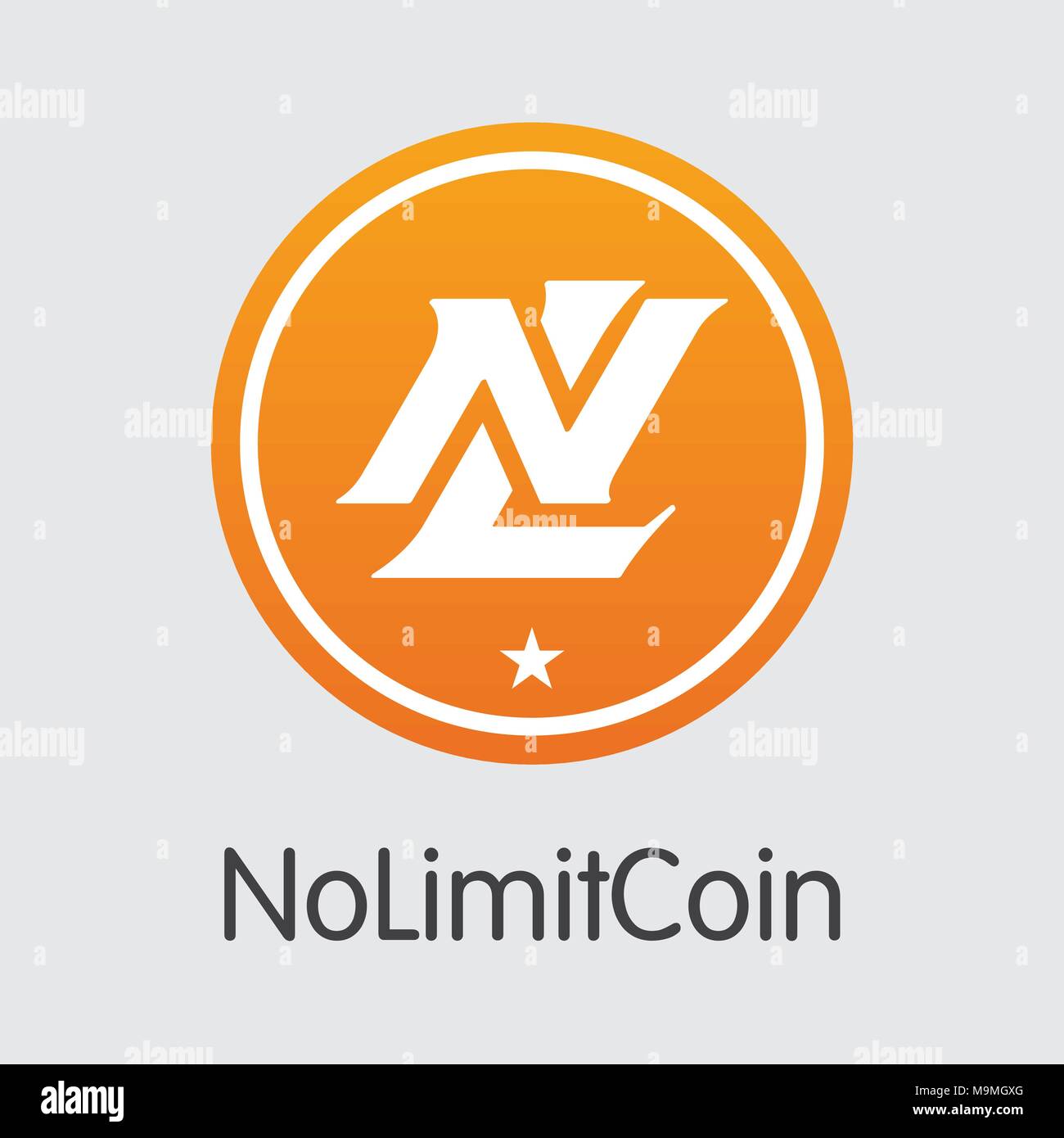 Nolimitcoin Digital Currency. Vector NLC2 Colored Logo Stock Vector Image & Art Alamy