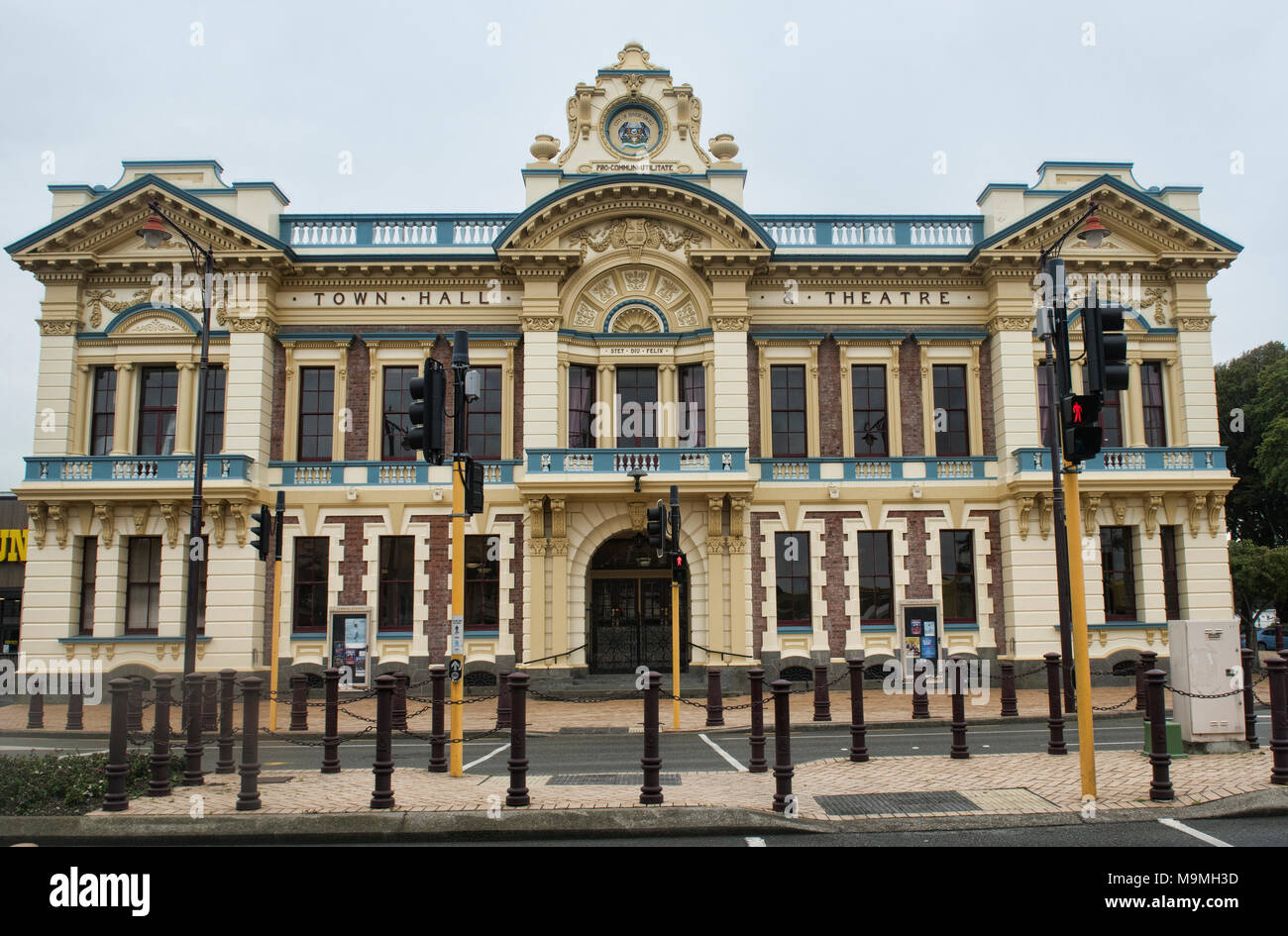 Invercargill’s combined town hall and civic theatre, Invercargill, Southland, New Zealand Stock Photo