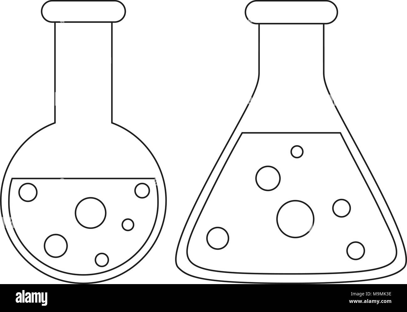 Science Black And White Clipart For Kids