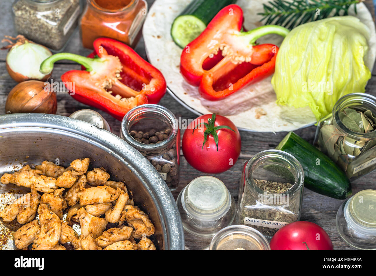 Preparation Of Vegetables Pureed In A Restaurant. Stock Photo, Picture and  Royalty Free Image. Image 74212966.