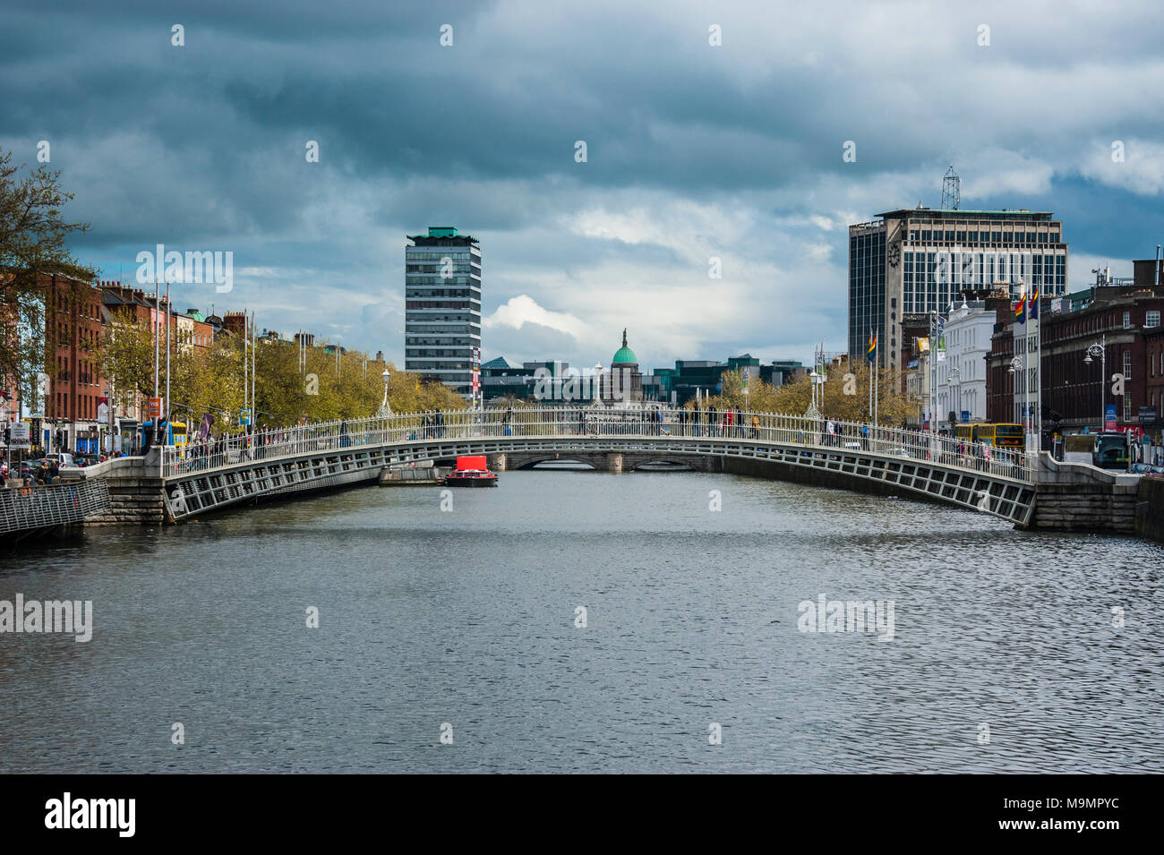 River Liffey, Dublin, Ireland Stock Photo