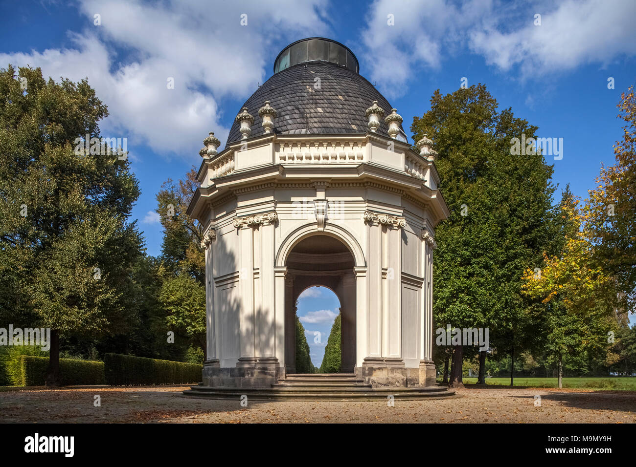 Great Garden Herrenhausen, Temple Remy de La Fosse, Hanover, Lower Saxony, Germany Stock Photo