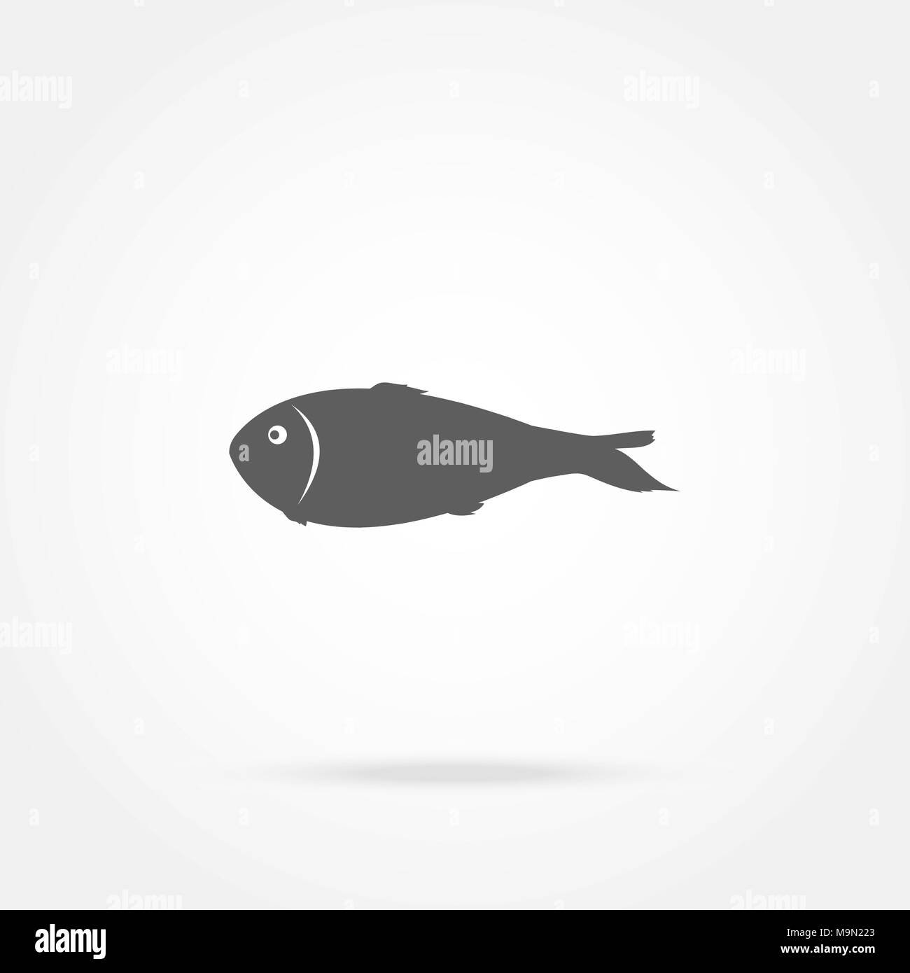 icon fish Stock Vector