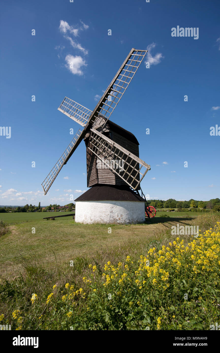 Pitstone Windmill in Buckinghamshire Stock Photo