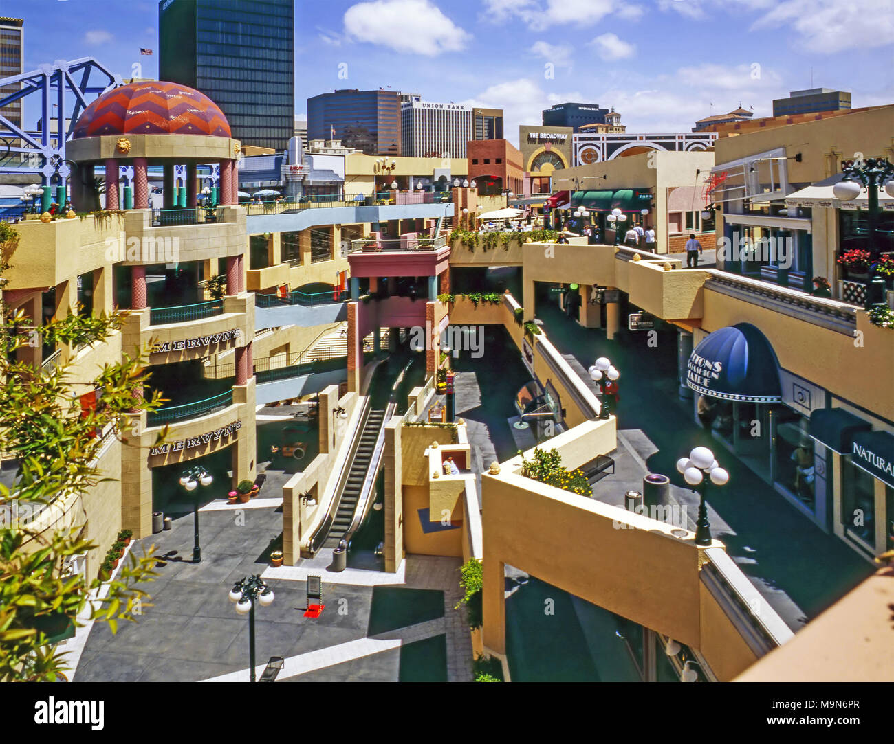 Shopping Center Horton Plaza In San Diego California Stock Photo