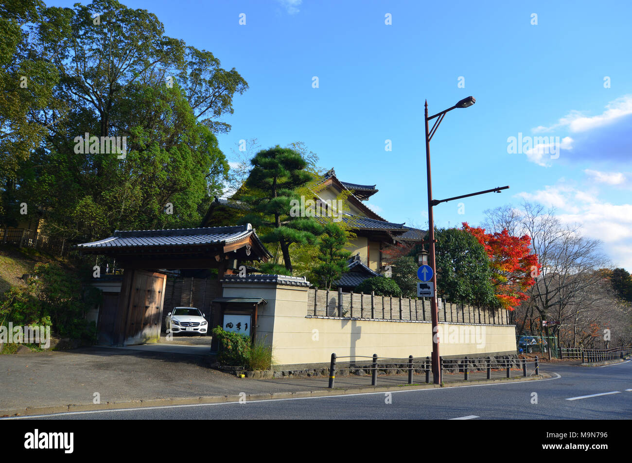 Nara, Japan Nov 25, 2016. A traditional house in Nara, Japan. Nara is