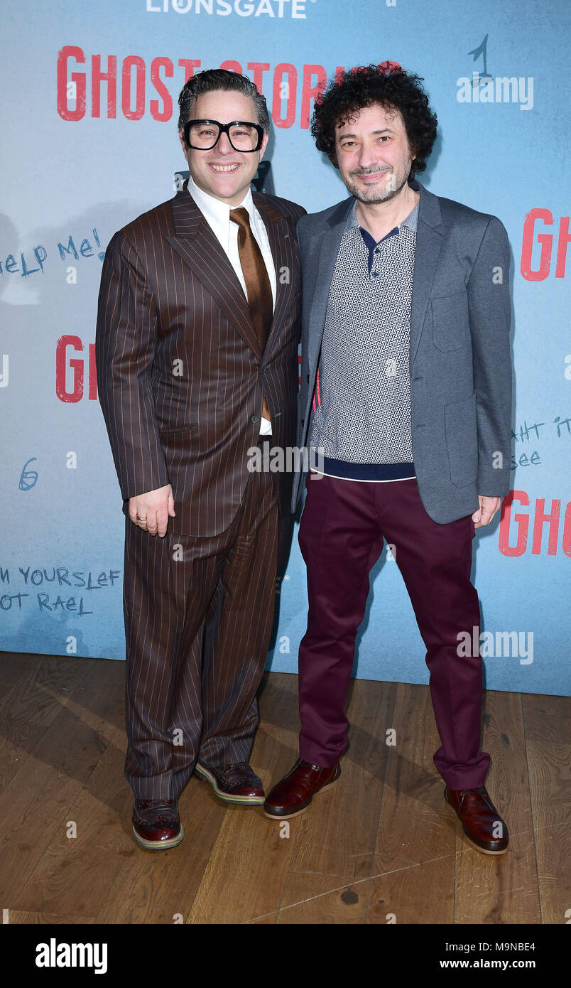 Andy Nyman and Jeremy Dyson at a special screening of Ghost Stories the Vue West End, London Stock Photo - Alamy