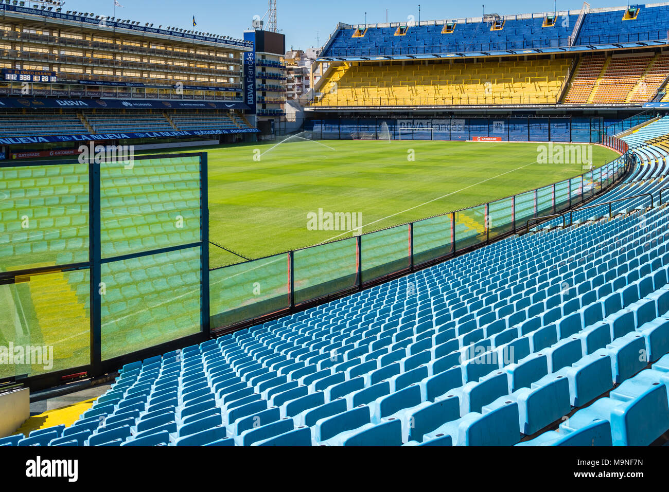 La Bombonera Home Ground To Boca Juniors Football Club Buenos Aires Argentina Stock Photo Alamy