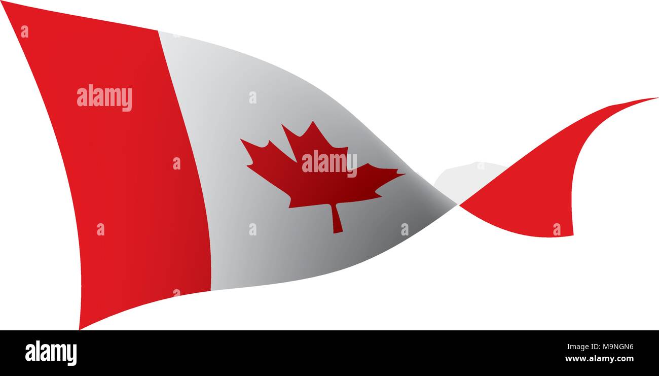 Canada flag, vector illustration Stock Vector Image & Art - Alamy