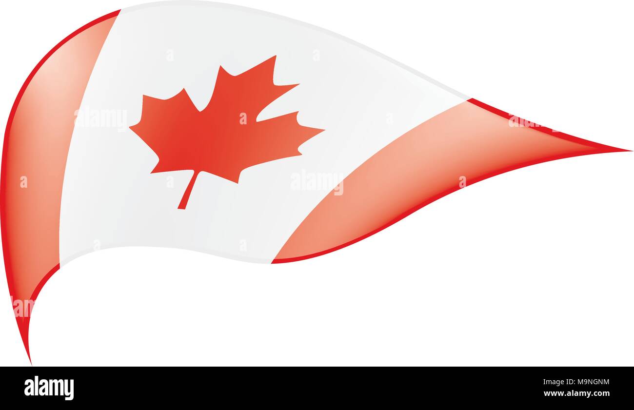Canada flag, vector illustration Stock Vector Image & Art - Alamy