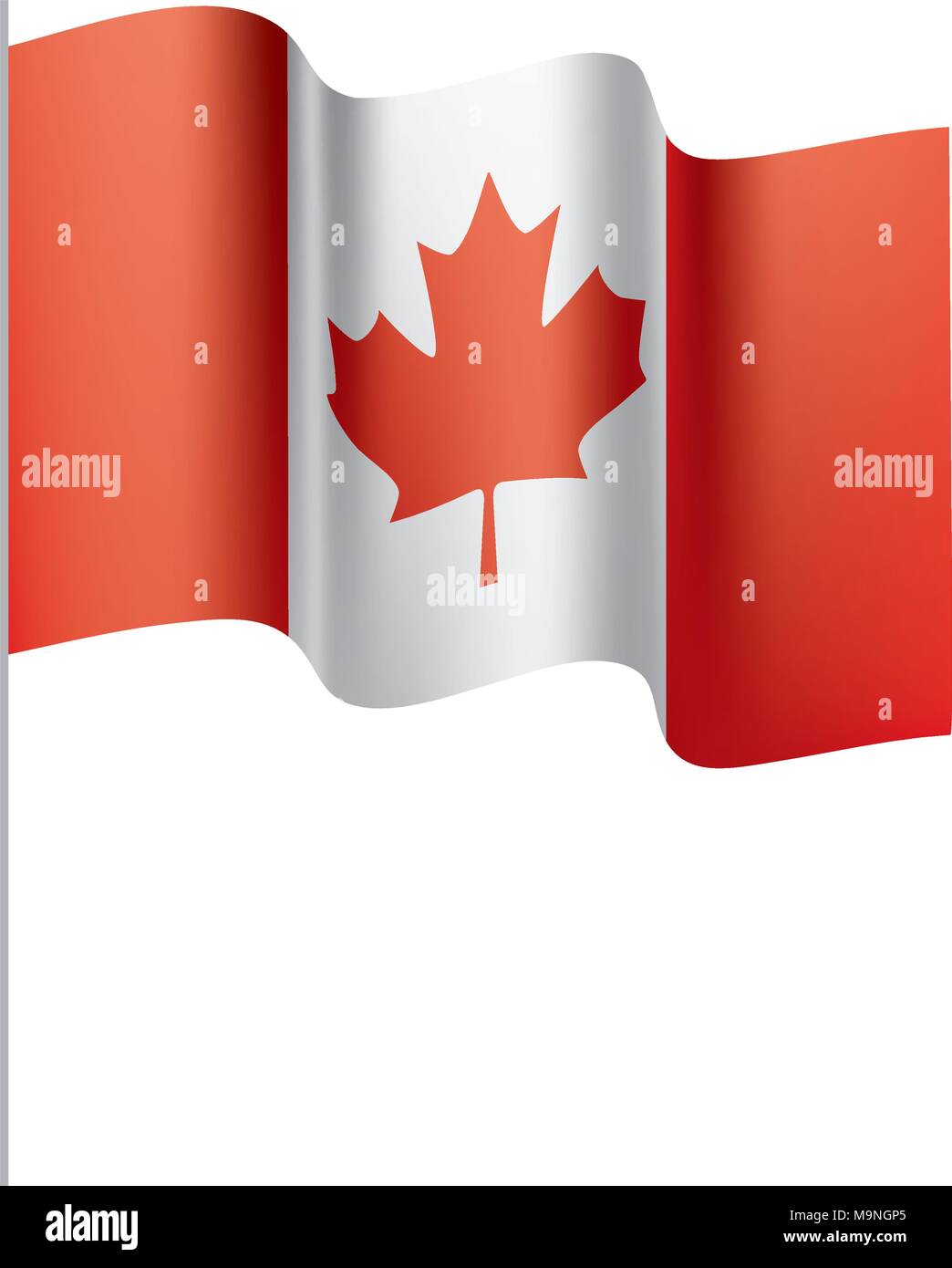 Canada flag, vector illustration Stock Vector Image & Art - Alamy