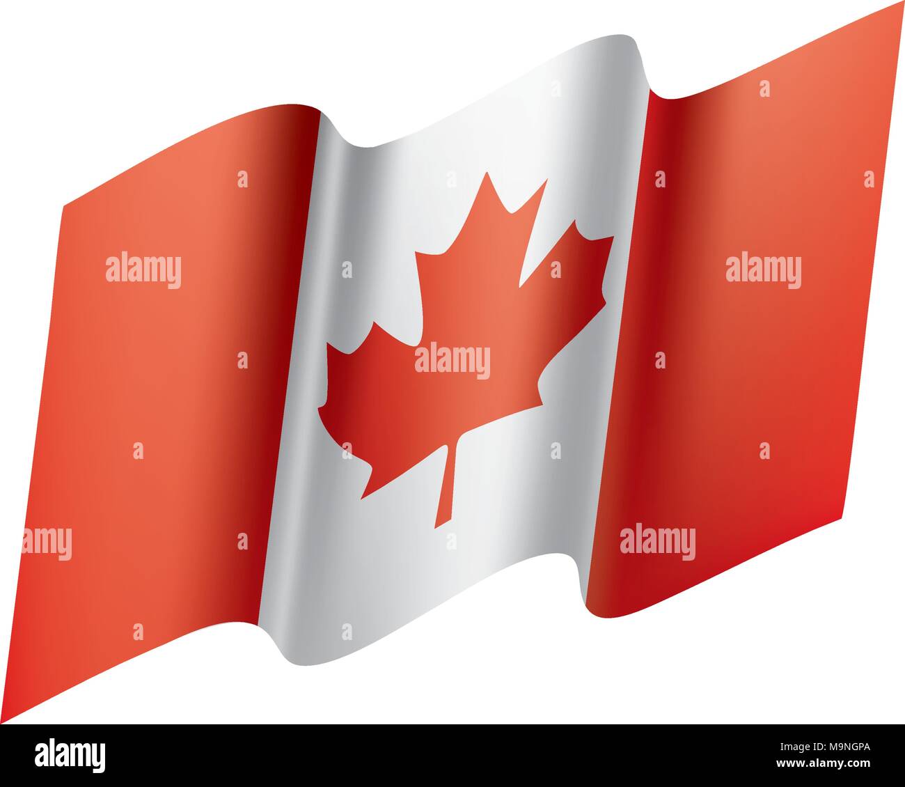Canada flag, vector illustration Stock Vector Image & Art - Alamy
