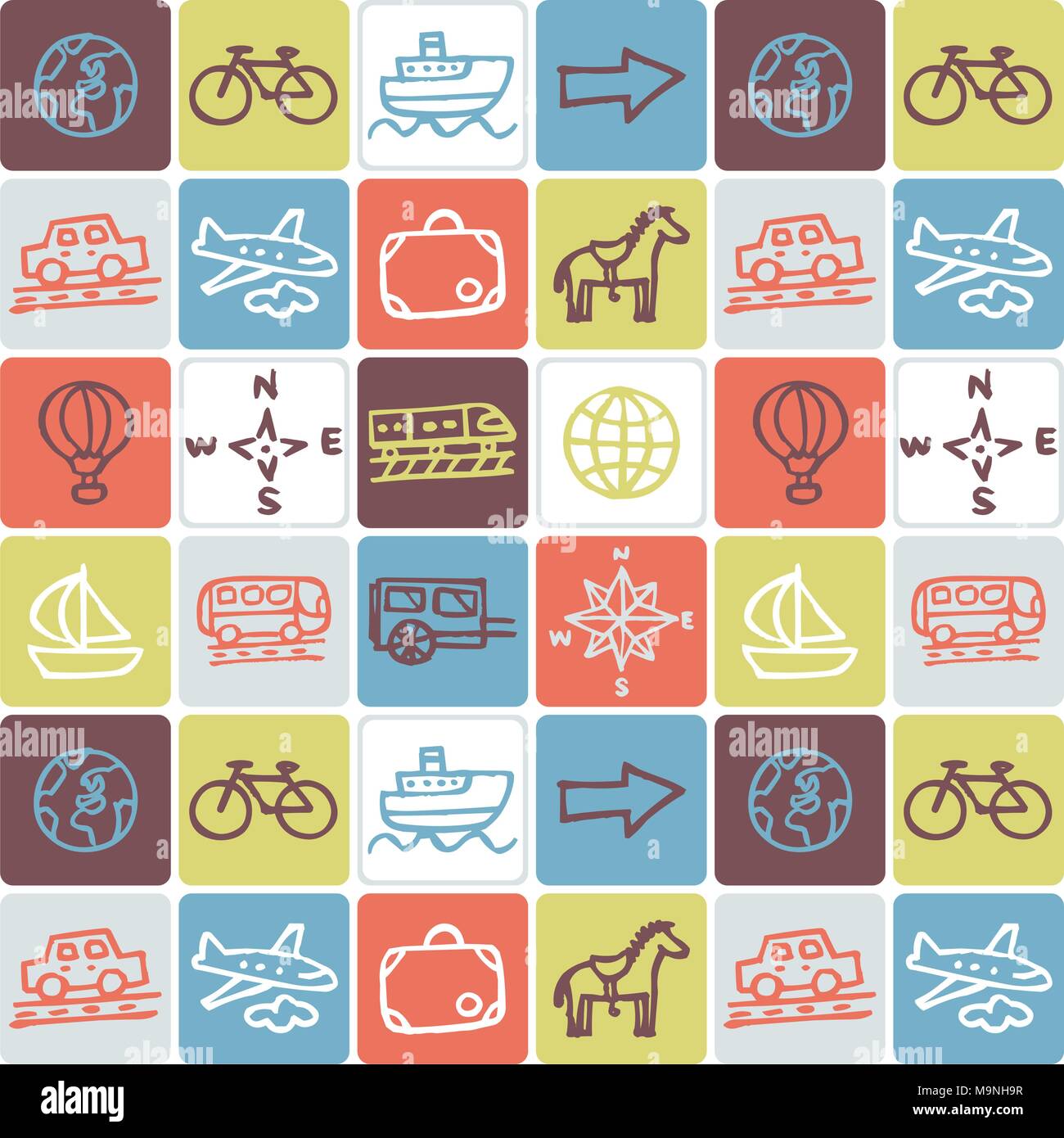 Simple hand drawn plane Stock Vector Images - Alamy