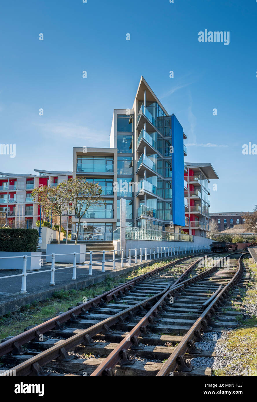 The Point, a modern housing development on Bristol'sFloating Harbour