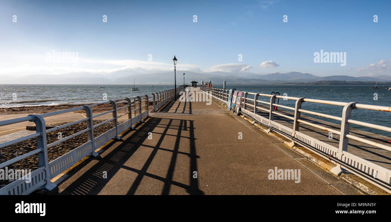 Beaumaris Pier, Anglesey, North Wales Stock Photo