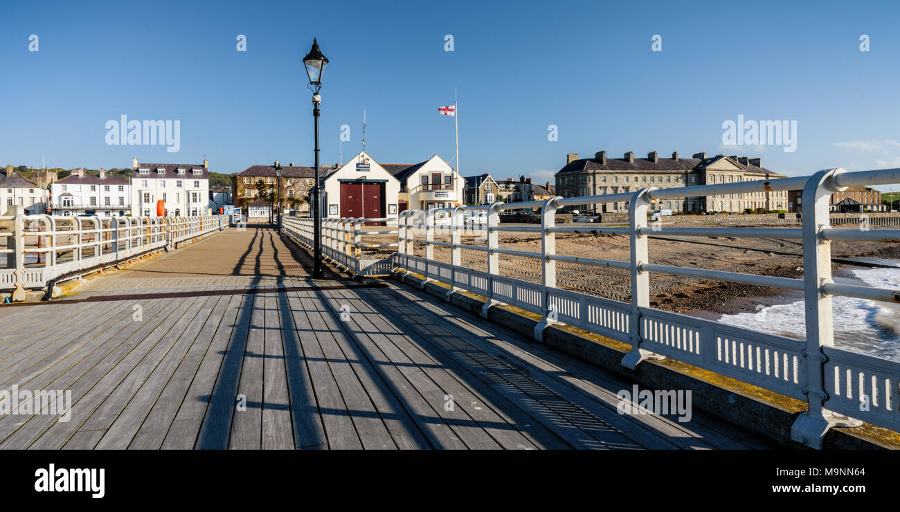Beaumaris Pier, Anglesey, North Wales Stock Photo Alamy