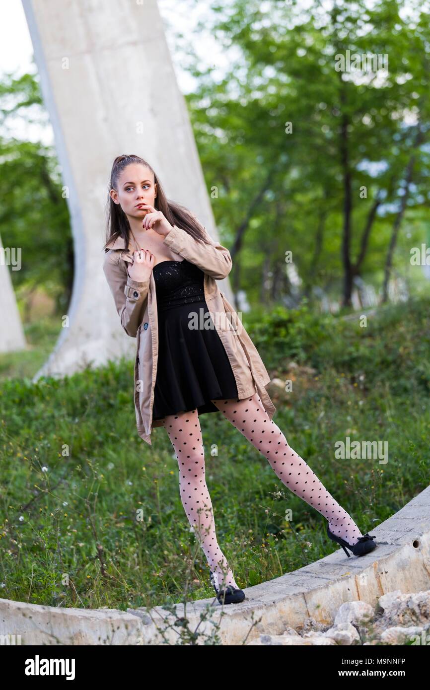Pantyhose Tights Teen Stock Photos & Pantyhose Tights Teen Stock Images