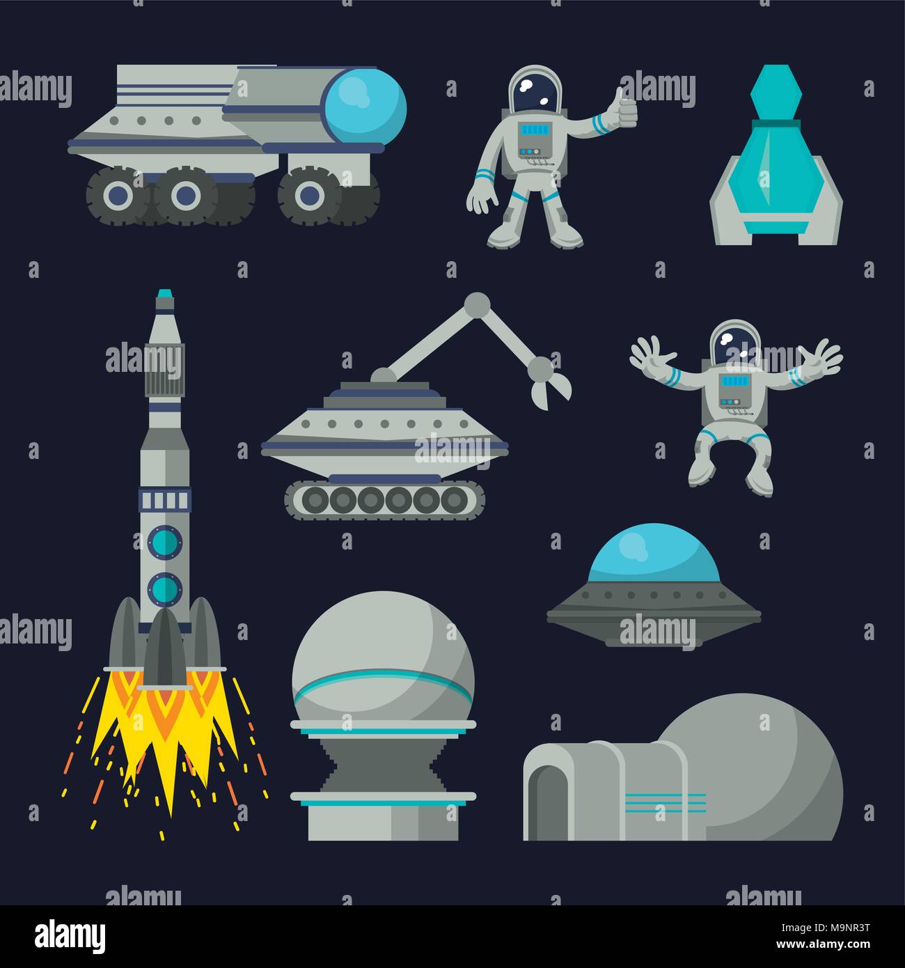 Space exploration technologies Stock Vector Image & Art Alamy
