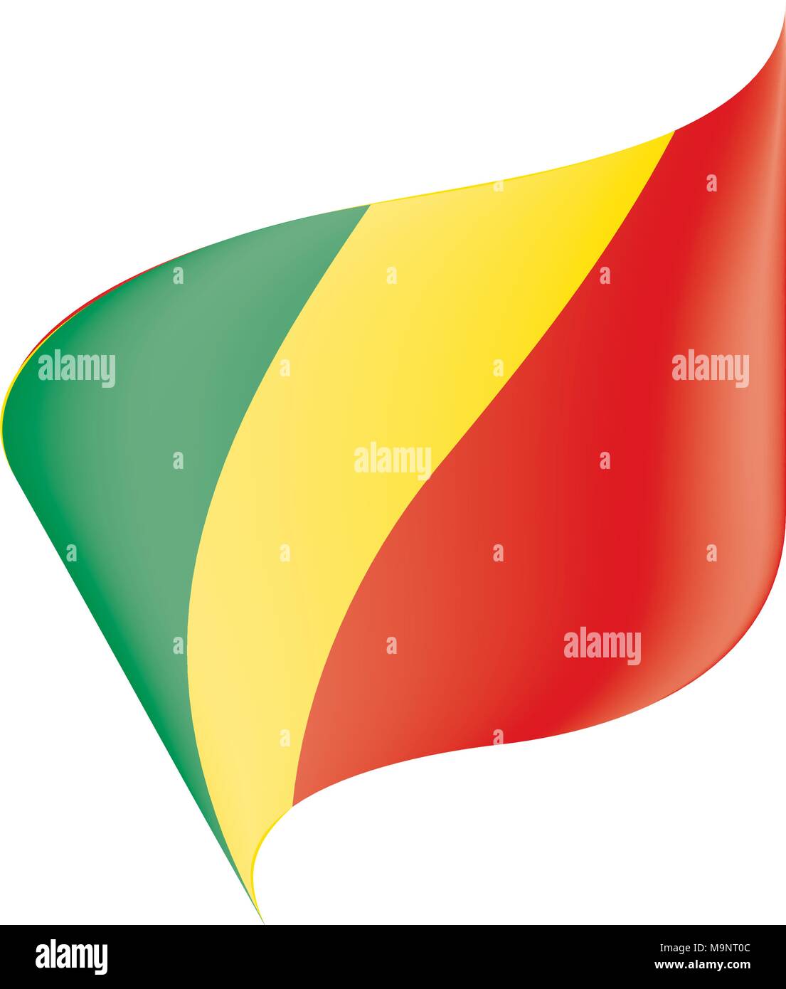 Congo flag, vector illustration Stock Vector Image & Art - Alamy