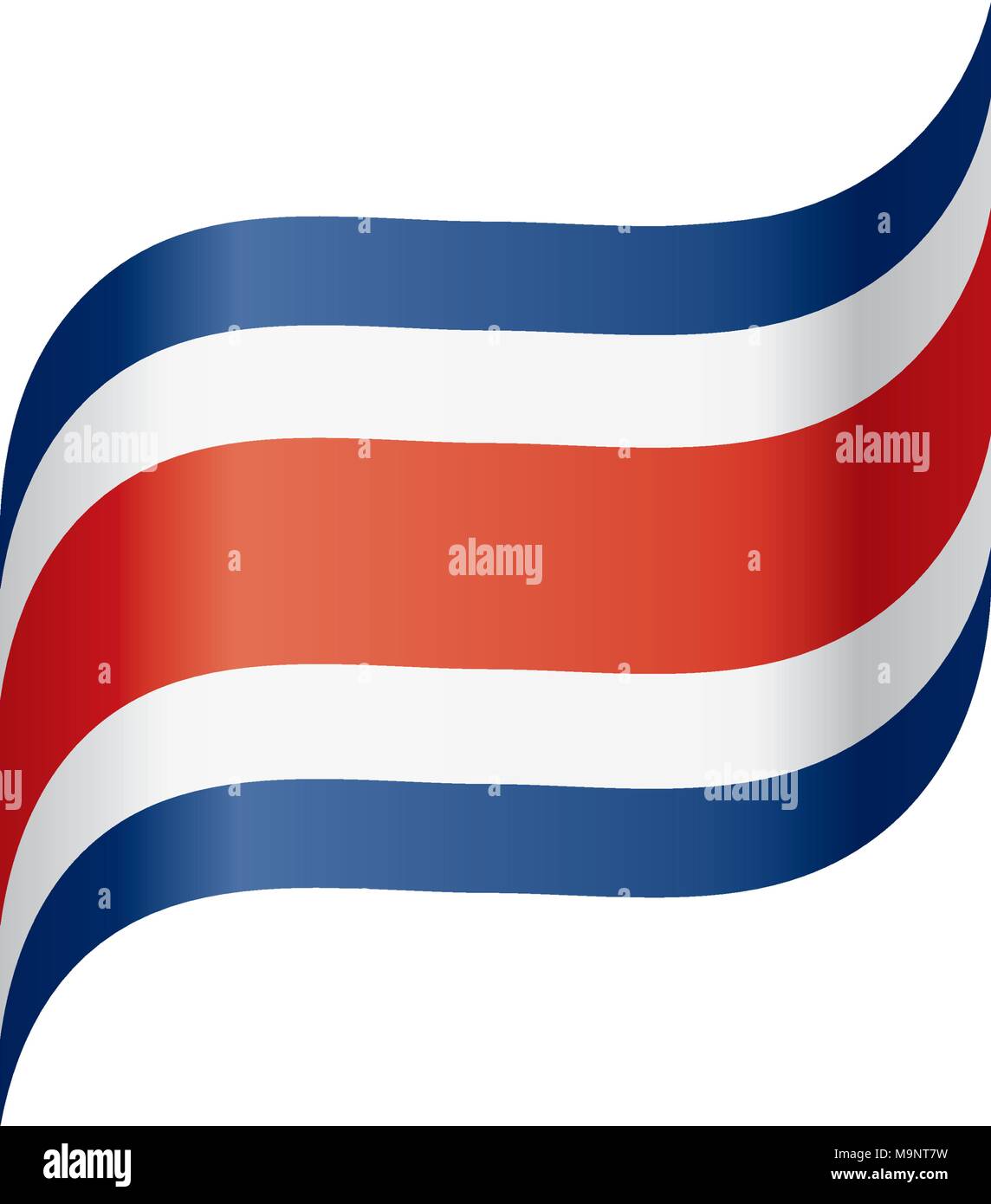 Costa Rica flag, vector illustration Stock Vector Image & Art Alamy