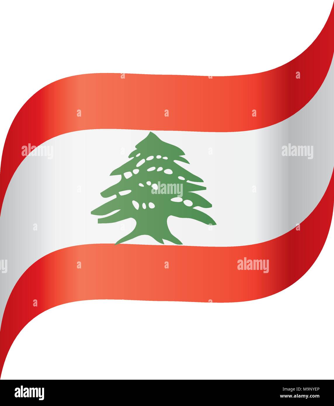 Lebanese flag, vector illustration Stock Vector Image & Art - Alamy