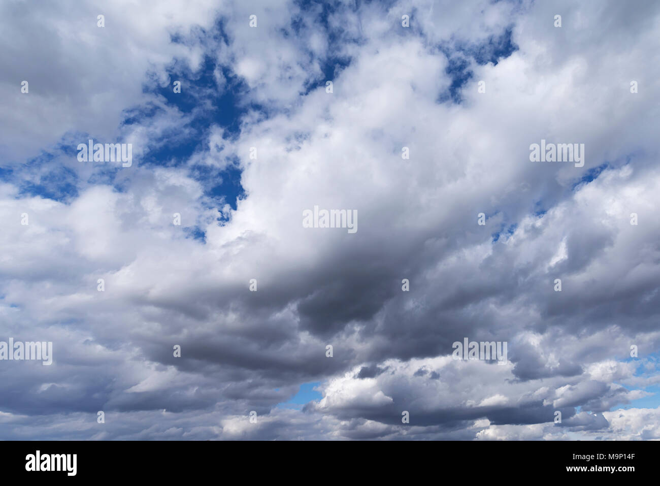 Emerging rain clouds (Nimbostratus), background image, Bavaria, Germany