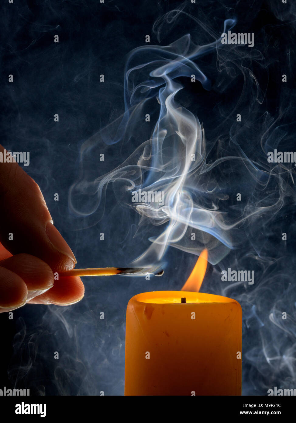 Smoking candle hires stock photography and images Alamy