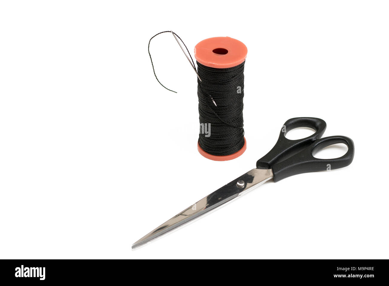 Copyspace frame with sewing tools and accessories Stock Photo