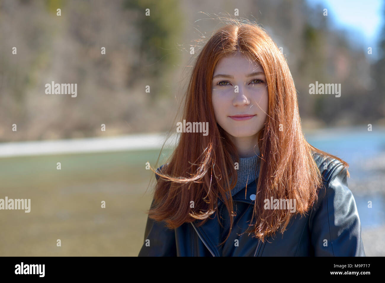 Red hair girl hi-res stock photography and images - Alamy