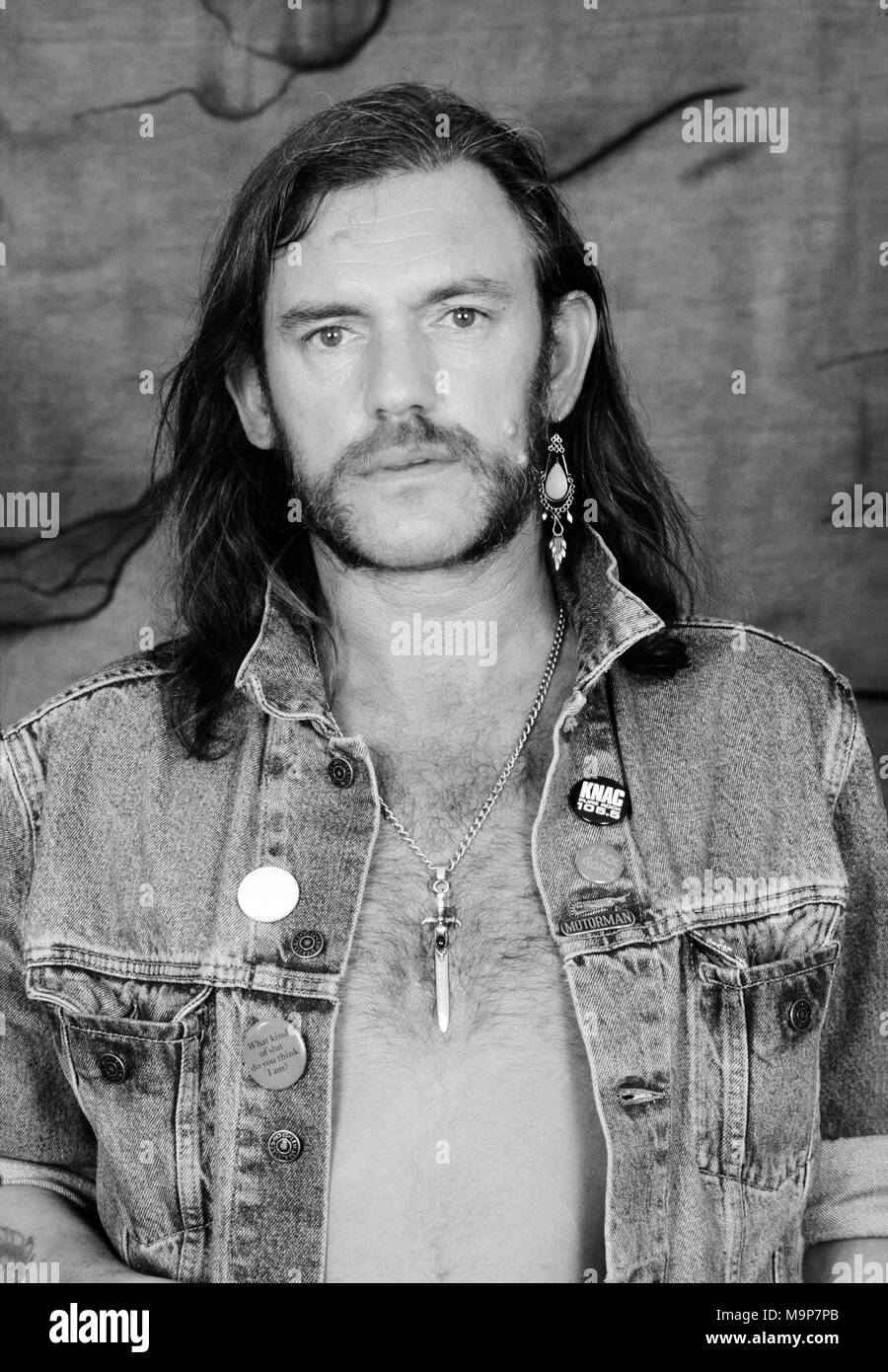 BROOKLYN, NY OCTOBER 29 Lemmy Kilmister of Motorhead poses for a