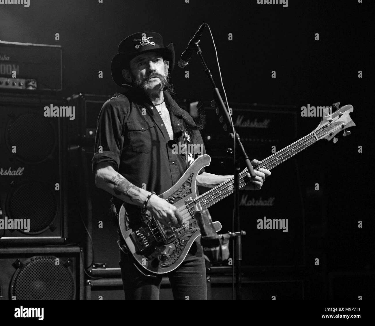 POMPANO BEACH, FL SEPTEMBER 26 Lemmy Kilmister of Motorhead performs