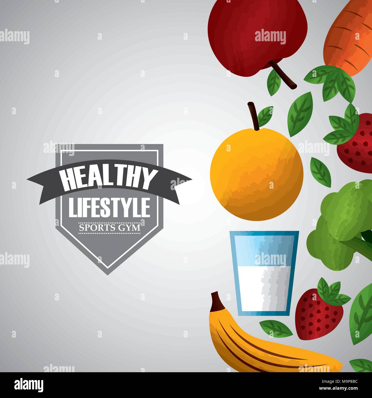 healthy lifestyle sport gym Stock Vector Image & Art - Alamy