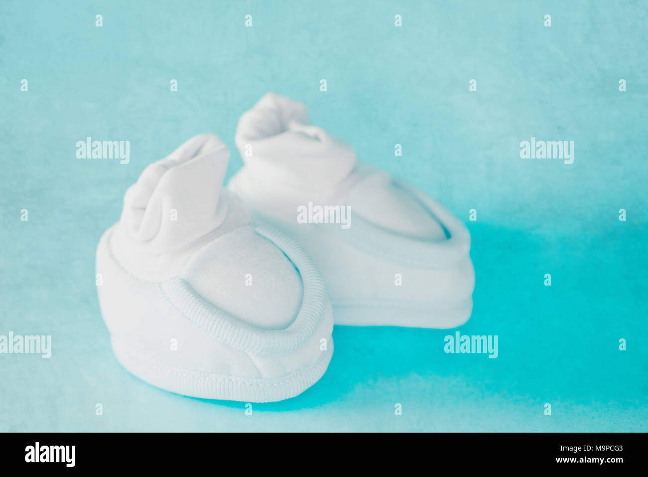 Blue baby booties hires stock photography and images Alamy
