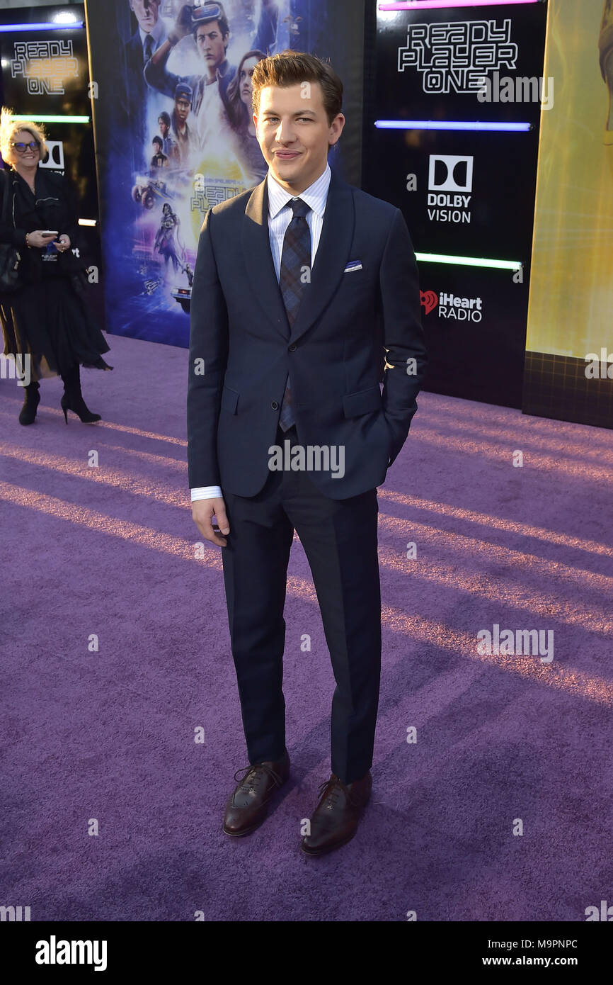 Tye Sheridan attends the Ready Player One party hosted by IMDb and News  Photo - Getty Images