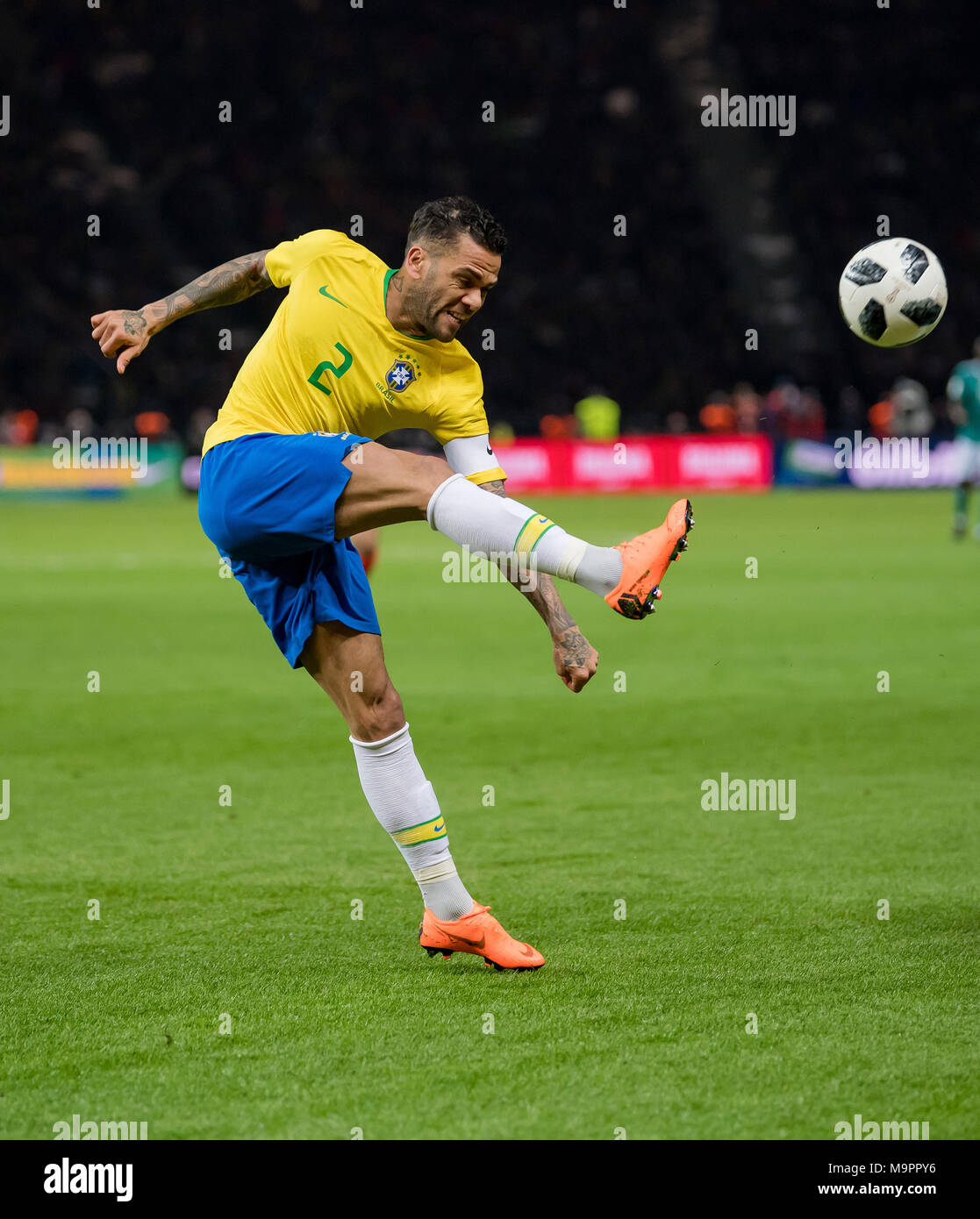 Berlin Deutschland 27th Mar 2018 Dani Alves Brasilien Am