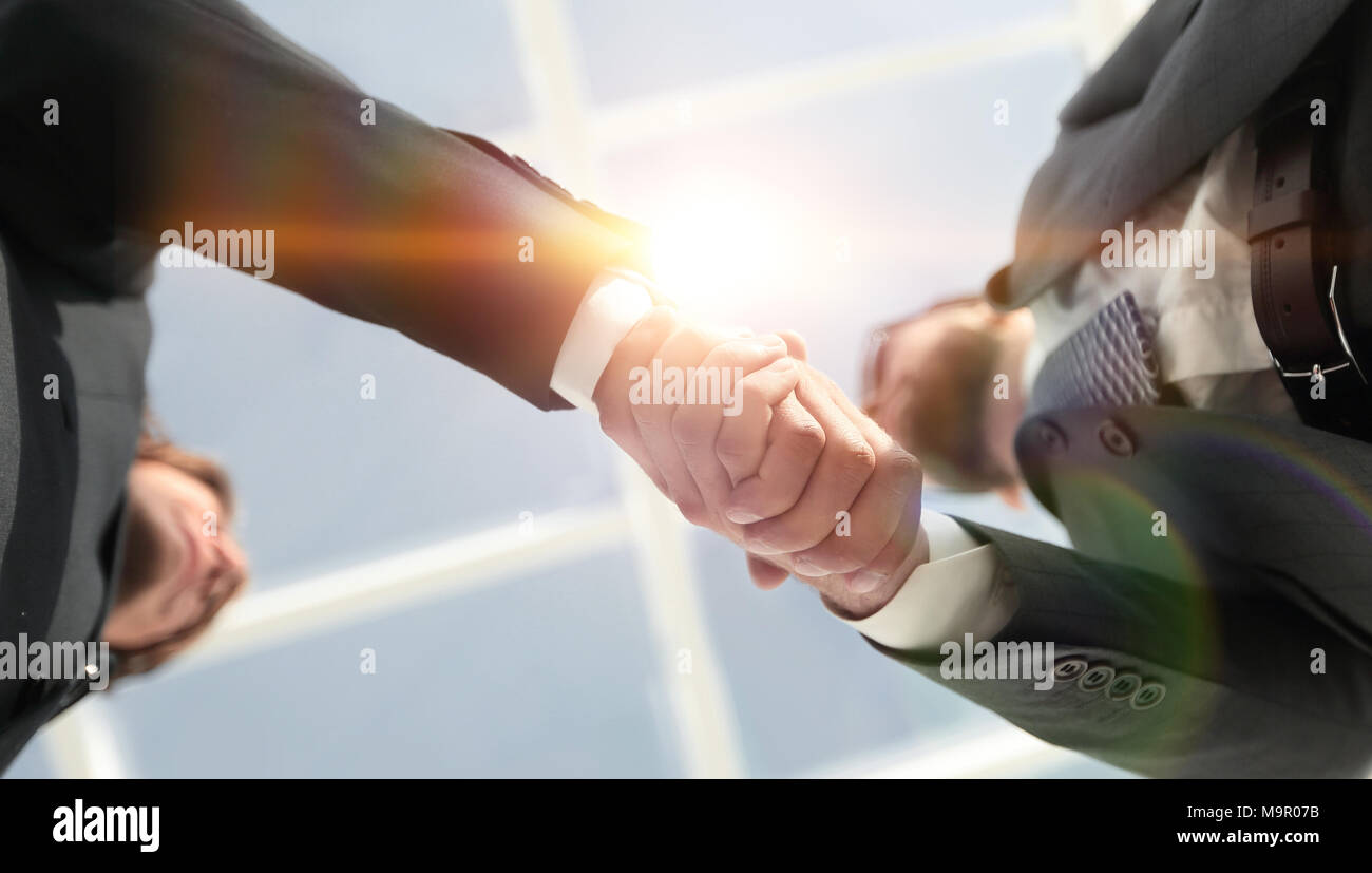 Successfully Dealt Successful deal after great meeting Stock Photo - Alamy