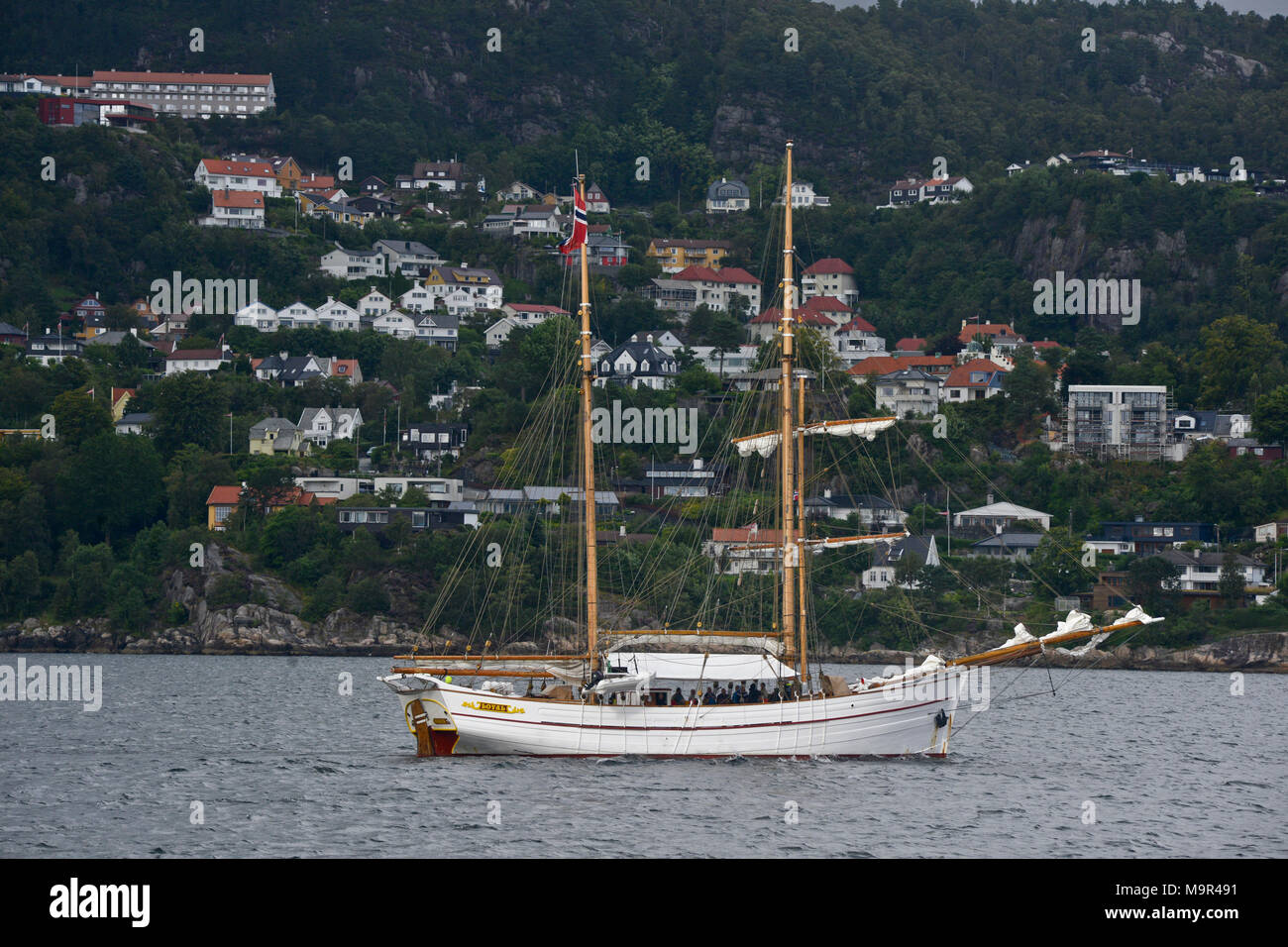 Bergen suburbs, Norway Stock Photo