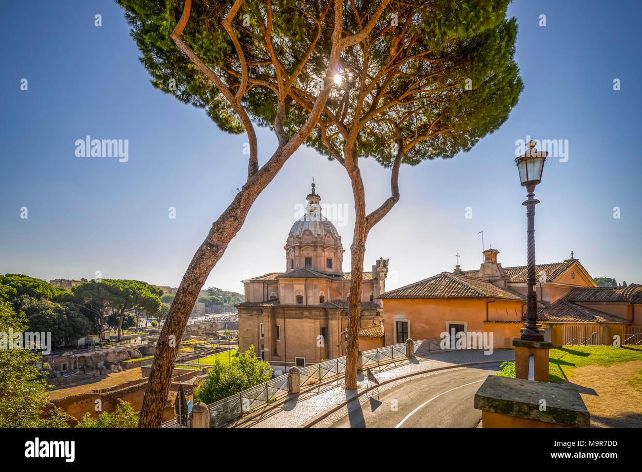 Europa, Italien, Rom, Forum Romanum, Santi Luca e Martina Stock Photo