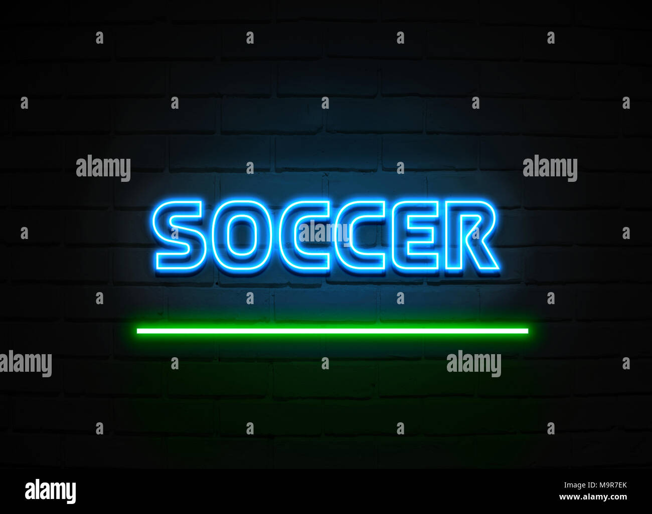 neon soccer
