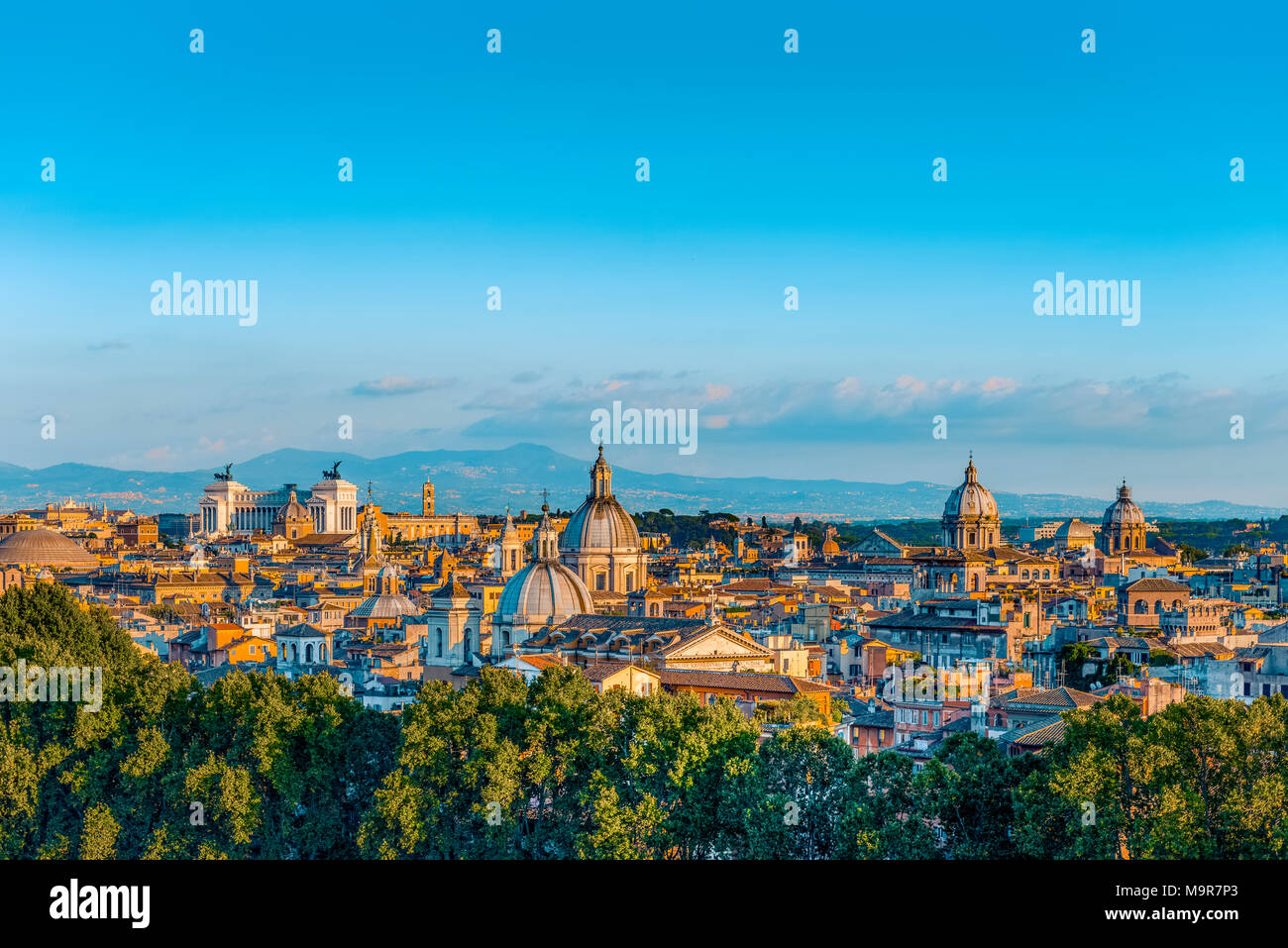 Europa, Italien, Rom, Engelsburg, Vatikan, Petersdom Stock Photo