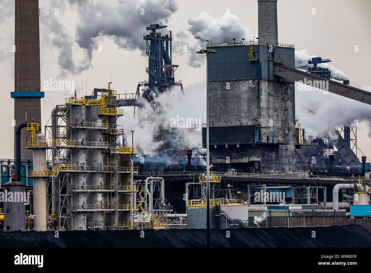 Tata steel factory in Ijmuiden, Netherlands Stock Photo - Alamy